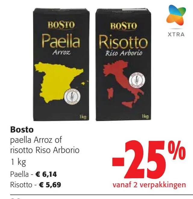 Aanbieding: paella Arroz or risotto Riso Arborio