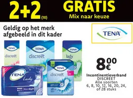 Aanbieding: Tena producten