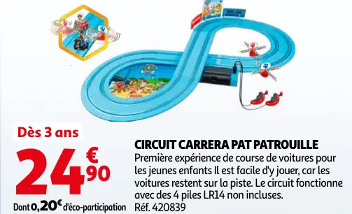 Offre: Circuit Carrera Pat Patrouille