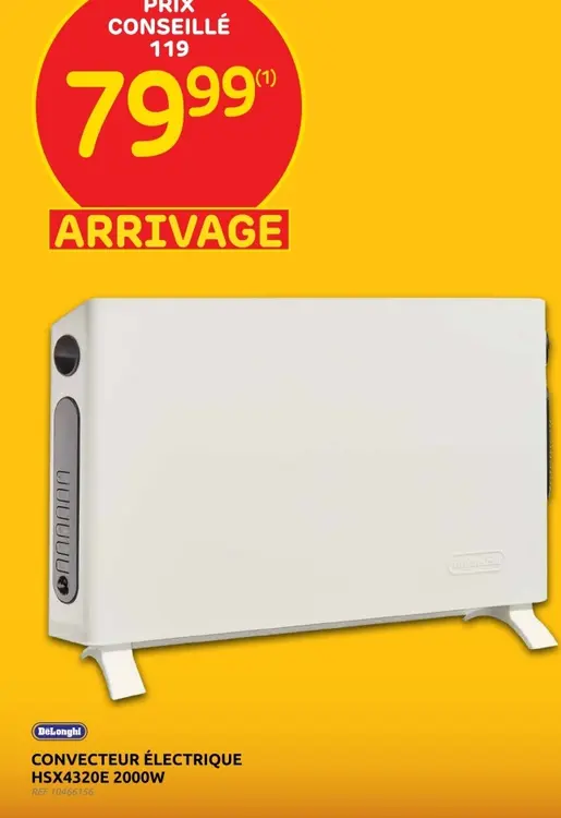 Offre: Convecteur électrique