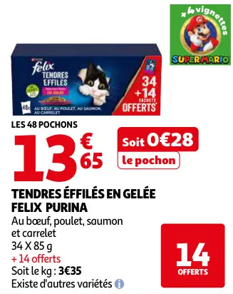 Promotie: Tendres éffilés en gelée