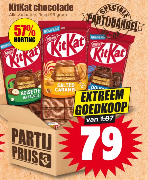 Aanbieding: KitKat chocolade