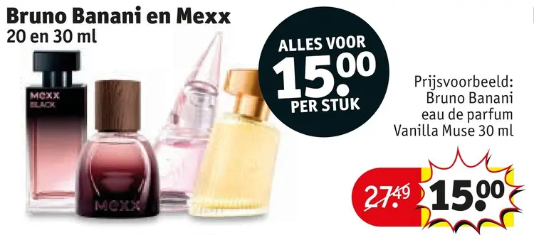 Aanbieding: Bruno Banani en Mexx