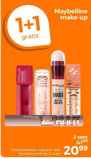 Aanbieding: Maybelline make up