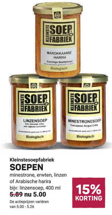 Aanbieding: Soepen