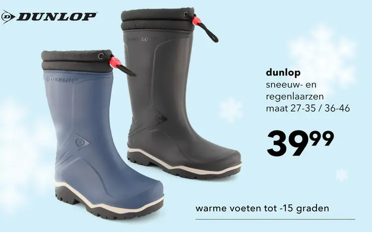 Aanbieding: Dunlop Blizzard kinder sneeuw/regenlaarzen