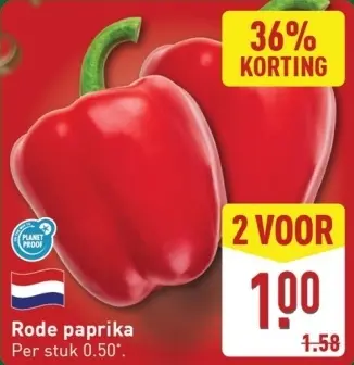 Aanbieding: Rode paprika