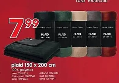 Promotie: plaid