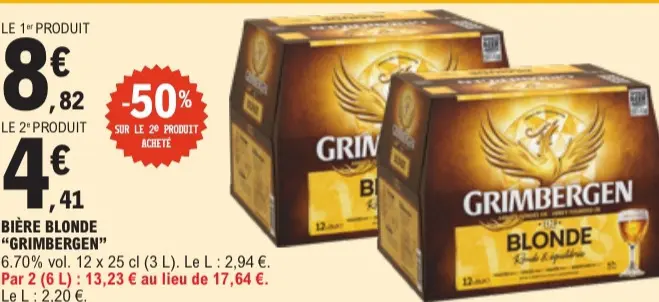 Promotie: Bière blonde