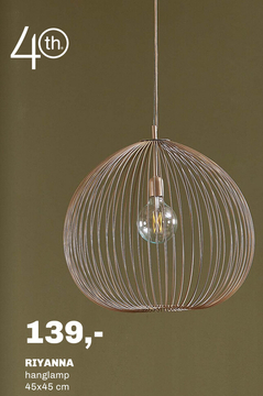 Aanbieding: Hanglamp Riyanna 45x45cm