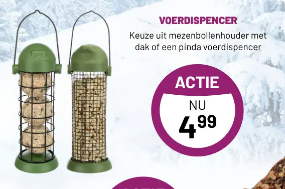 Aanbieding: Voerdispencer
