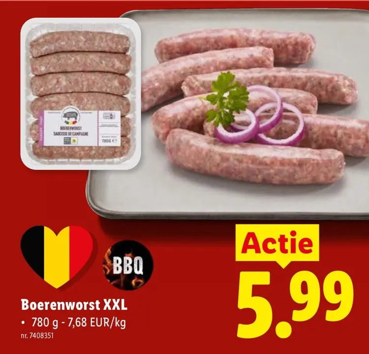 Promotie: Boerenworst XXL