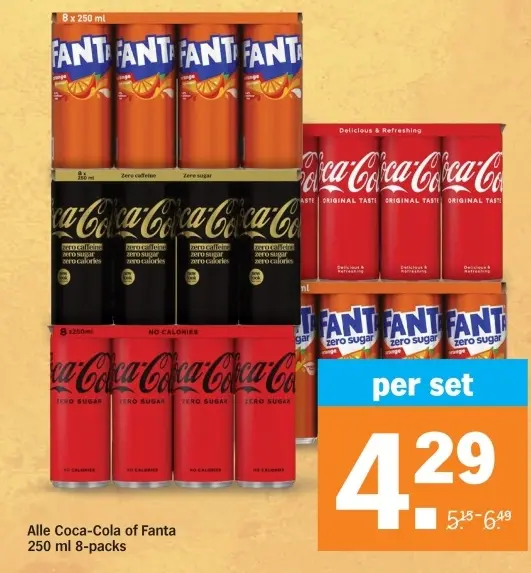 Aanbieding: Coca-Cola of Fanta
