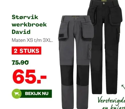 Aanbieding: Størvik werkbroek David