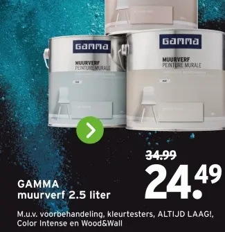 Aanbieding: muurverf