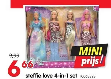 Aanbieding: steffie love 4-in-1 set