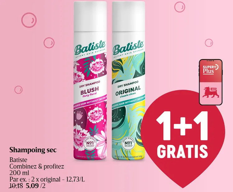 Offre: Shampoing sec