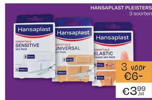 Aanbieding: Hansaplast Pleisters
