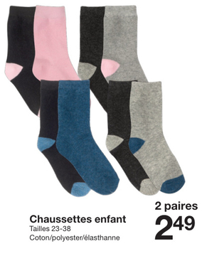 Offre: Chaussettes enfant 