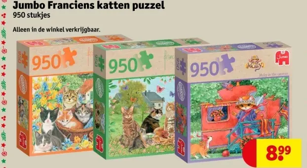 Aanbieding: Franciens katten puzzel