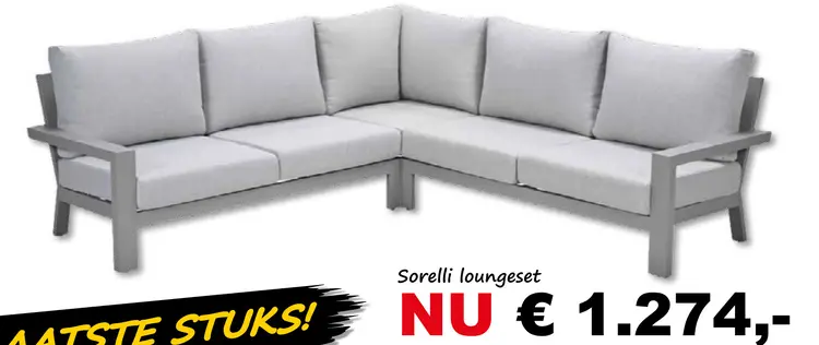 Aanbieding: Sorelli loungeset