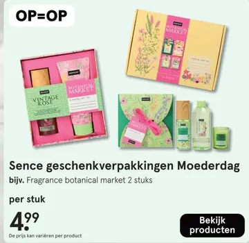 Aanbieding: Sence geschenkverpakkingen Moederdag
