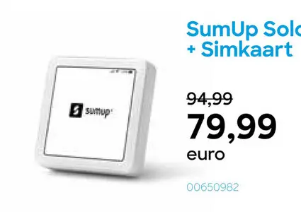 Promotie: SumUp Solo + simkaart