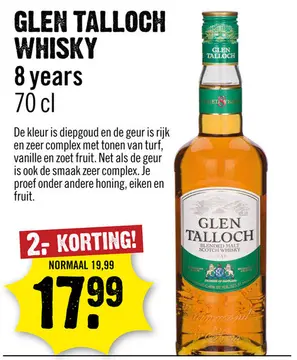 Aanbieding: 8 Years Blended Malt Whisky 70 cl