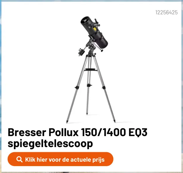 Aanbieding: Pollux 150/1400 EQ3 spiegeltelescoop