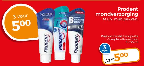 Aanbieding: mondverzorging