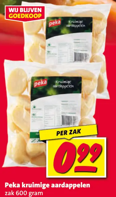 Aanbieding: Peka kruimige aardappelen