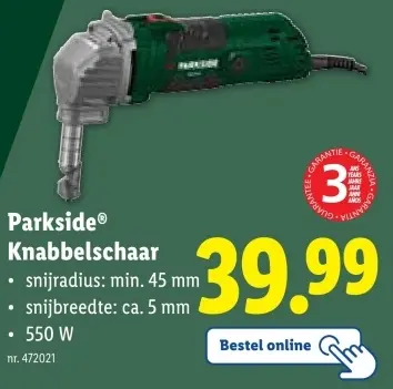 Aanbieding: Knabbelschaar