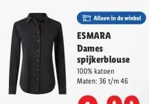 Aanbieding: Dames spijkerblouse