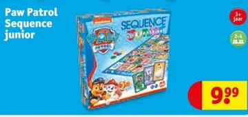 Aanbieding: Paw Patrol Sequence junior