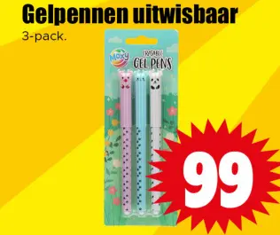 Aanbieding: Gelpen uitwisbaar