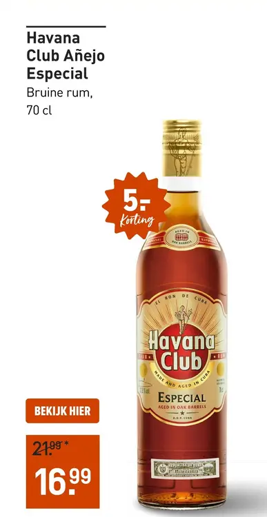 Aanbieding: Bruine rum