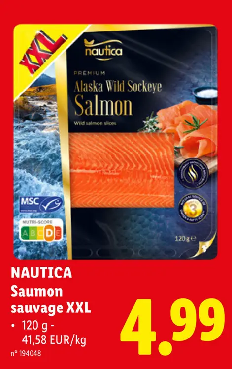 Offre: Alaska Wild Sockeye Salmon