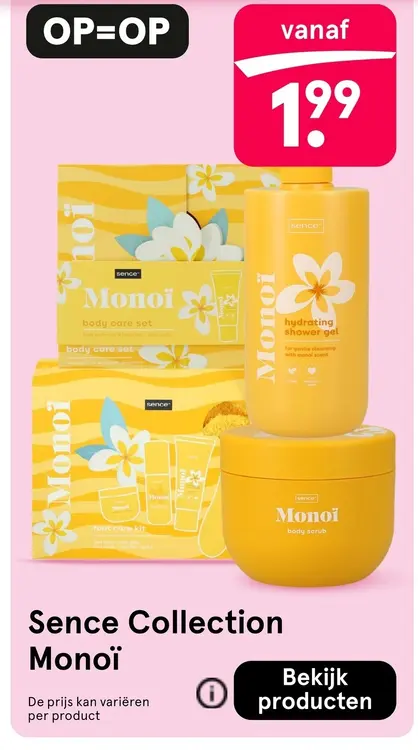 Aanbieding: Sence Collection Monoï