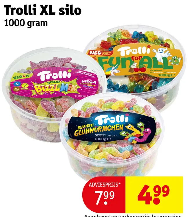 Promotie: Trolli XL silo