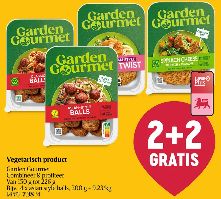 Promotie: Vegetarisch product
