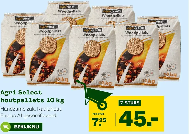 Aanbieding: Agri Select Houtpellets