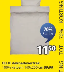 Aanbieding: ELLIE dekbedovertrek