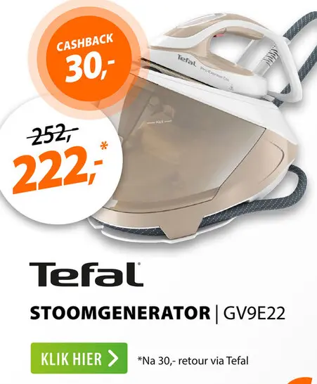 Aanbieding: Tefal GV9E22