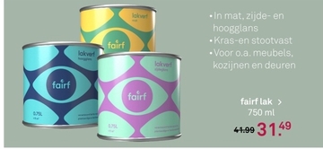 Aanbieding: fairf lak