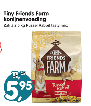 Aanbieding: Tiny Friends Farm konijnenvoeding