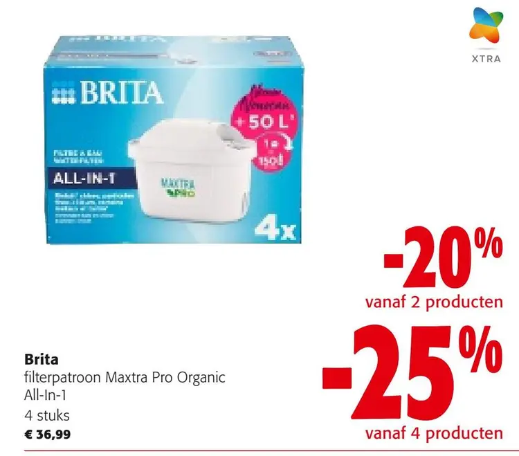 Aanbieding: filterpatroon Maxtra Pro Organic All-In-1