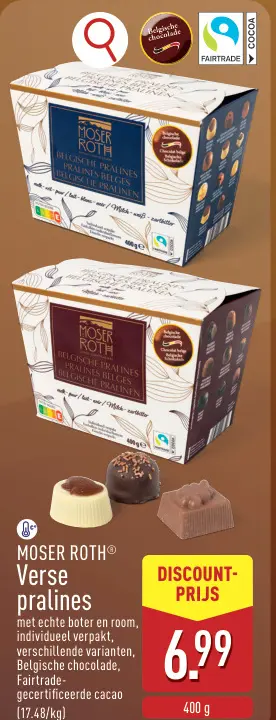 Promotie: Verse pralines