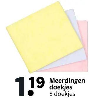 Promotie: Meerdingen doekjes