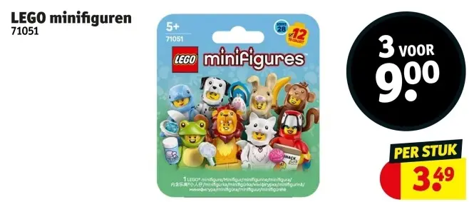 Promotie: LEGO minifiguren