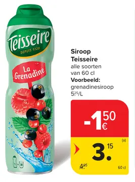 Aanbieding: Siroop Teisseire